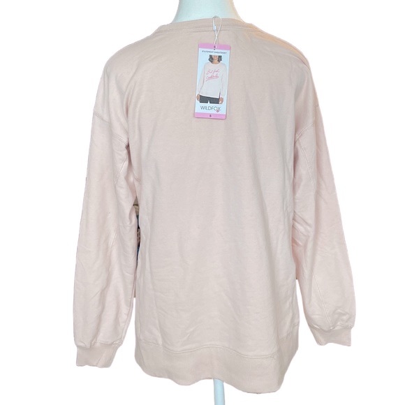 Wildfox Ultra Soft Sweatshirt “But First, Cocktails” - Picture 4 of 5